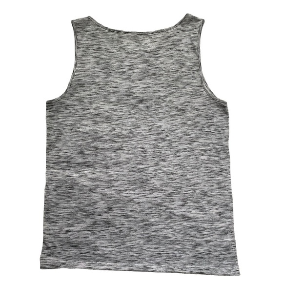 Ann Taylor Loft Gray Grey Beaded Jeweled Sparkle Tank Top - Picture 3 of 3